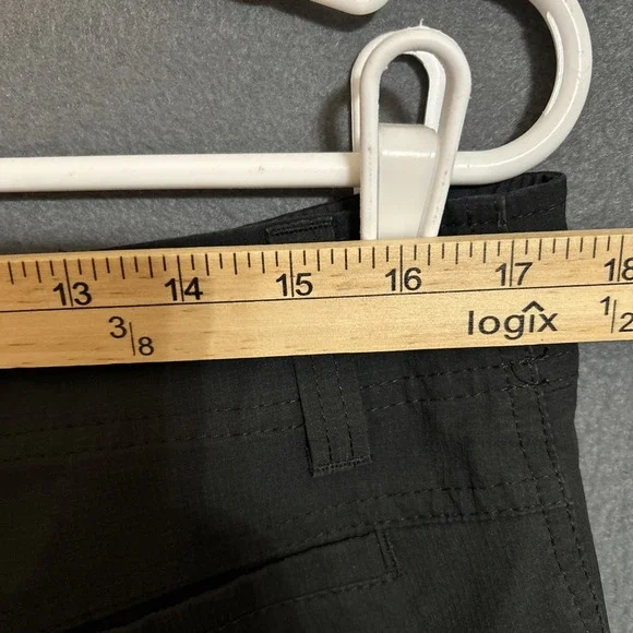 Kuhl Silencr Kargo Shorts Mens 35 Black Hiking Outdoors Stretch Travel Logo - Picture 8 of 10